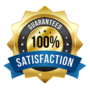 100% Satisfaction Guaranteed